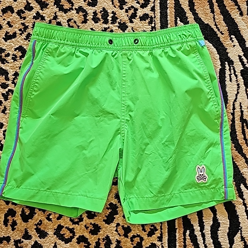 Swim, shorts, bunny, neon, fun, summer, TikTok, vacation, travel, casual, unisex
